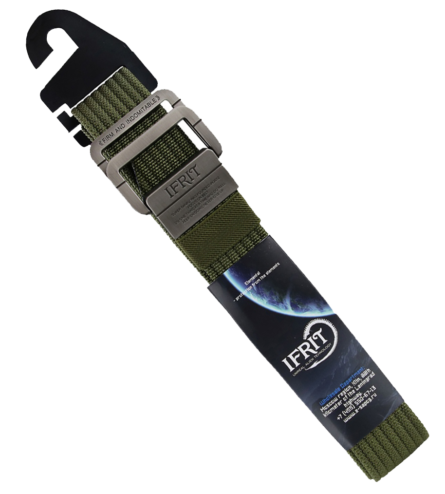 Ремень "IFRIT Trial Grip" 140 см х 40 мм хаки РЕМ-648