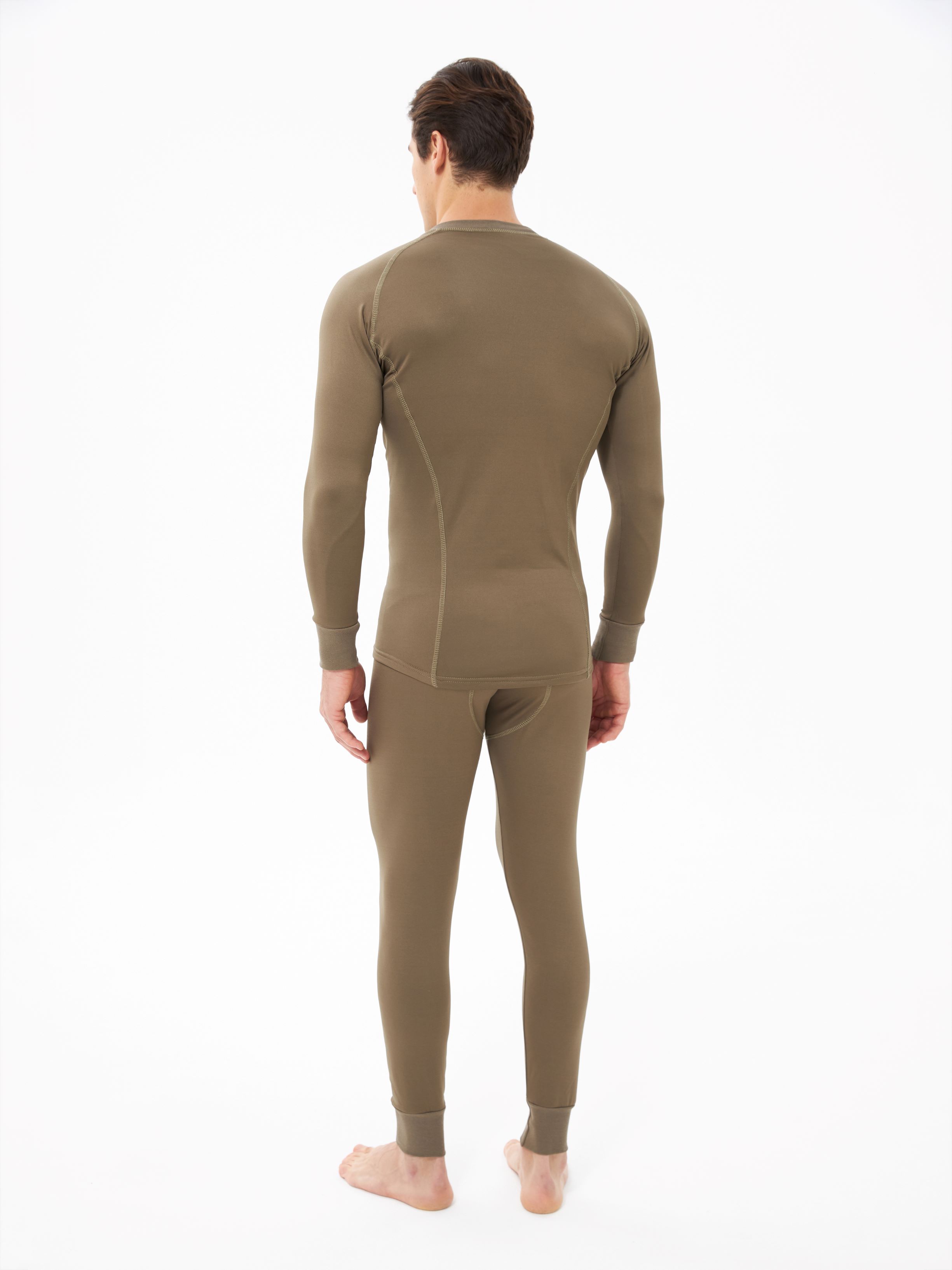 Термобельё в комплекте (фуфайка. кальсоны) EcoDry RealMan хаки
