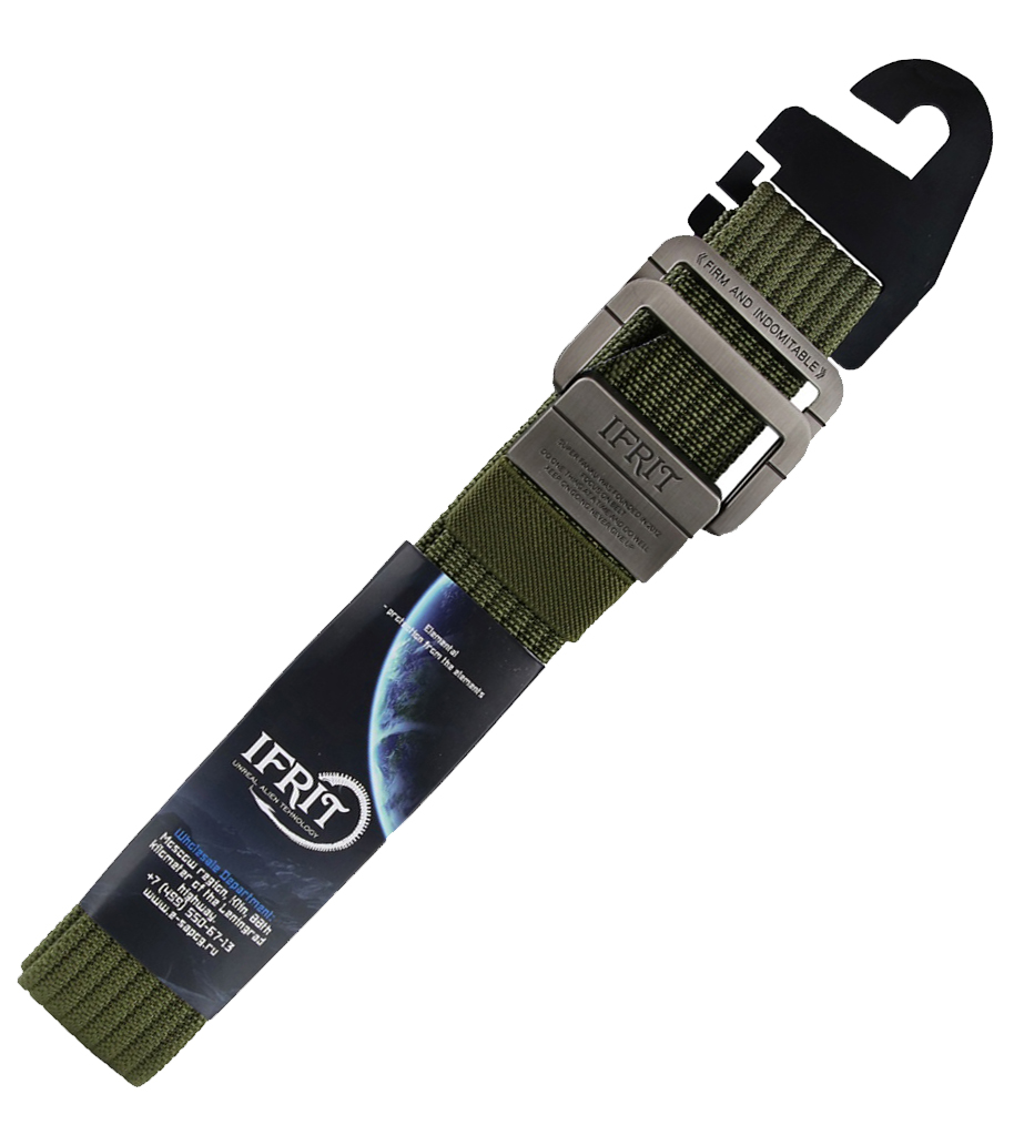 Ремень "IFRIT Trial Grip" 140 см х 40 мм хаки РЕМ-648